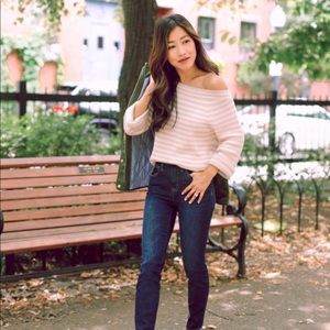 Striped J Crew sweater